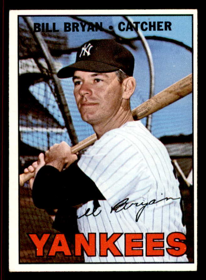 1967 Topps Baseball #601 Bill Bryan Yankees NR-MT 543006