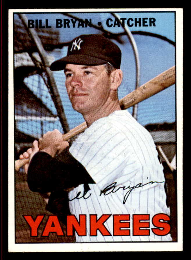 1967 Topps Baseball #601 Bill Bryan Yankees NR-MT 543007