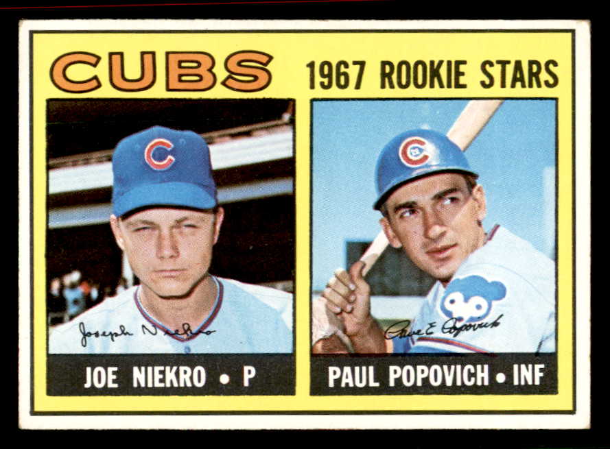 1967 Topps Baseball #536 Joe Niekro Cubs EX-MT 543010