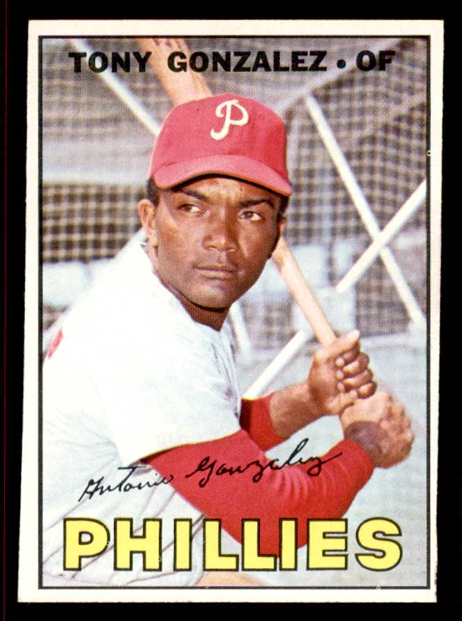 1967 Topps Baseball #548 Tony Gonzalez Phillies EX-MT 543014