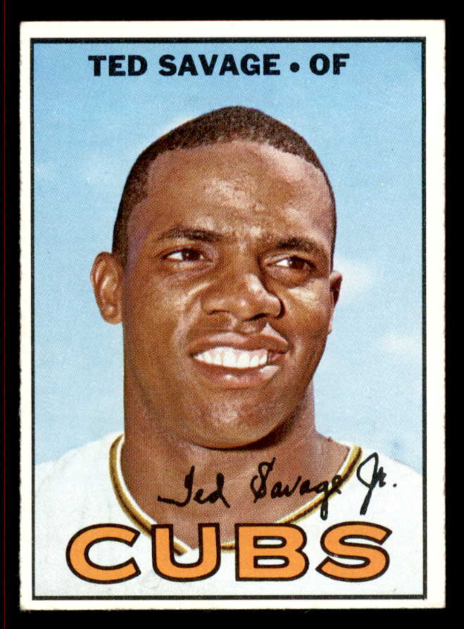 1967 Topps Baseball #552 Ted Savage Cubs EX-MT 543018
