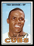 1967 Topps Baseball #552 Ted Savage Cubs EX-MT 543018