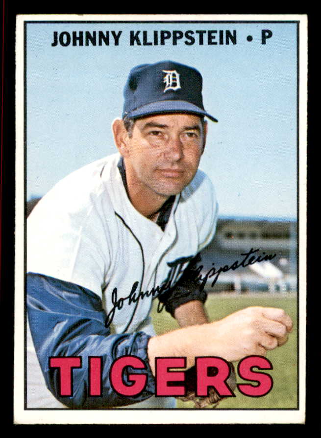 1967 Topps Baseball #588 Johnny Klippstein Tigers EX-MT 543033