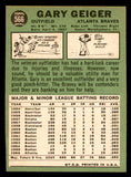 1967 Topps Baseball #566 Gary Geiger Braves VG-EX/EX 543053