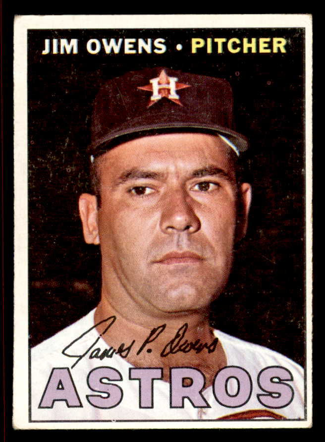 1967 Topps Baseball #582 Jim Owens Astros VG-EX/EX 543061