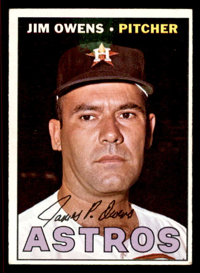 1967 Topps Baseball #582 Jim Owens Astros VG-EX/EX 543062