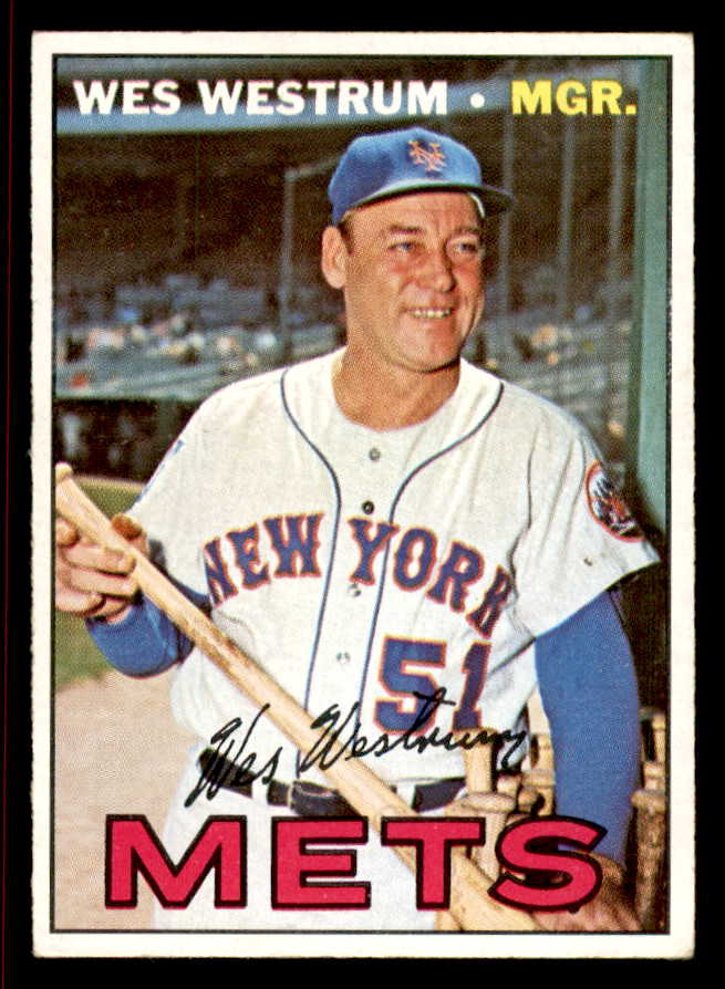 1967 Topps Baseball #593 Wes Westrum Mets VG-EX/EX 543067