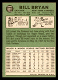 1967 Topps Baseball #601 Bill Bryan Yankees VG-EX/EX 543076