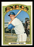 1972 Topps Baseball #657 Bobby Wine Expos NR-MT 543088