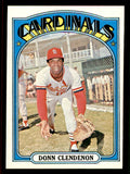 1972 Topps Baseball #671 Donn Clendenon Cardinals NR-MT 543091