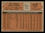 1972 Topps Baseball #675 Pat Jarvis Braves NR-MT 543093