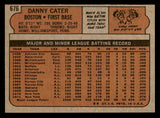1972 Topps Baseball #676 Danny Cater Red Sox NR-MT 543094
