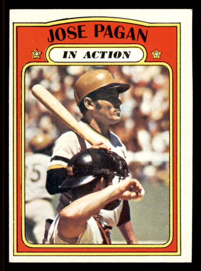 1972 Topps Baseball #702 Jose Pagan IA Pirates NR-MT 543098