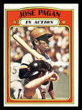 1972 Topps Baseball #702 Jose Pagan IA Pirates NR-MT 543098