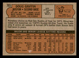 1972 Topps Baseball #703 Doug Griffin Red Sox NR-MT 543099