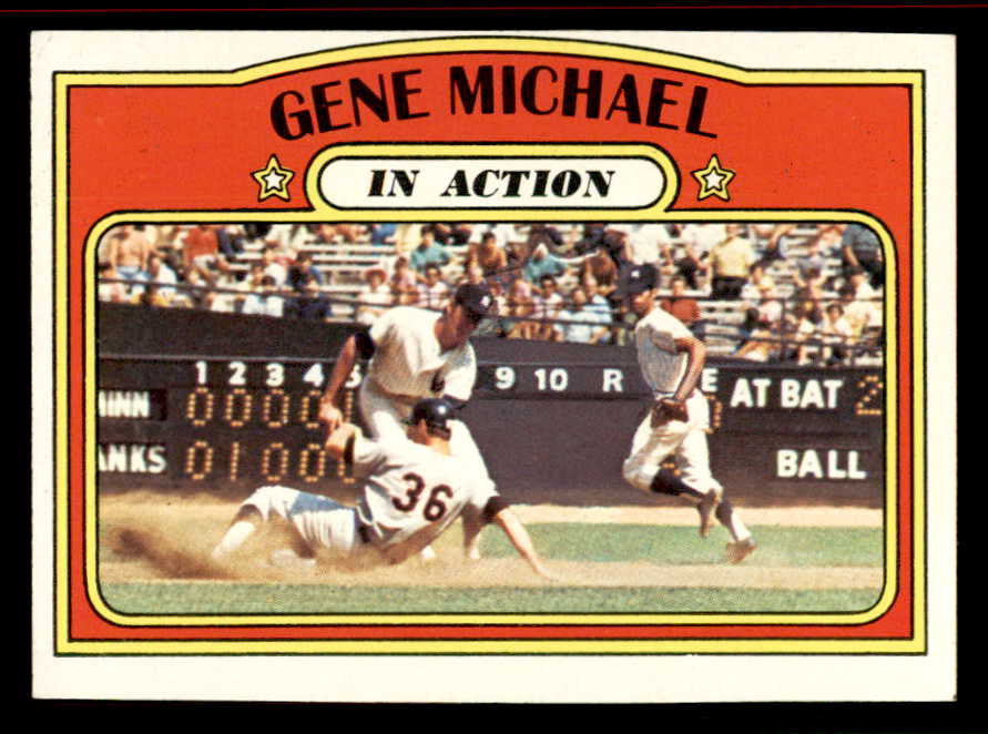 1972 Topps Baseball #714 Gene Michael IA Yankees NR-MT 543101