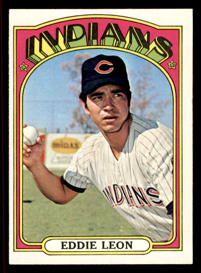 1972 Topps Baseball #721 Eddie Leon Indians NR-MT 543102