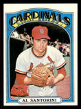 1972 Topps Baseball #723 Al Santorini Cardinals NR-MT 543103