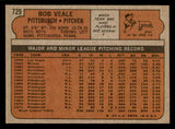 1972 Topps Baseball #729 Bob Veale Pirates NR-MT 543107