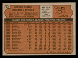 1972 Topps Baseball #735 Diego Segui A's NR-MT 543112
