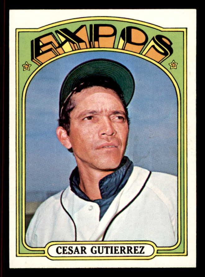 1972 Topps Baseball #743 Cesar Gutierrez Expos NR-MT 543117