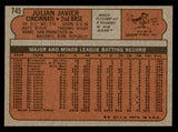 1972 Topps Baseball #745 Julian Javier Reds NR-MT 543119