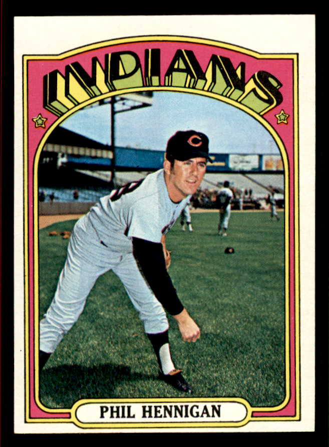 1972 Topps Baseball #748 Phil Hennigan Indians NR-MT 543122