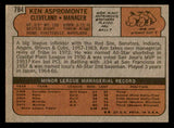 1972 Topps Baseball #784 Ken Aspromonte Indians NR-MT 543134