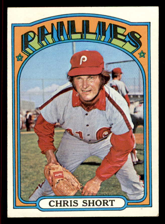 1972 Topps Baseball #665 Chris Short Phillies EX-MT 543135