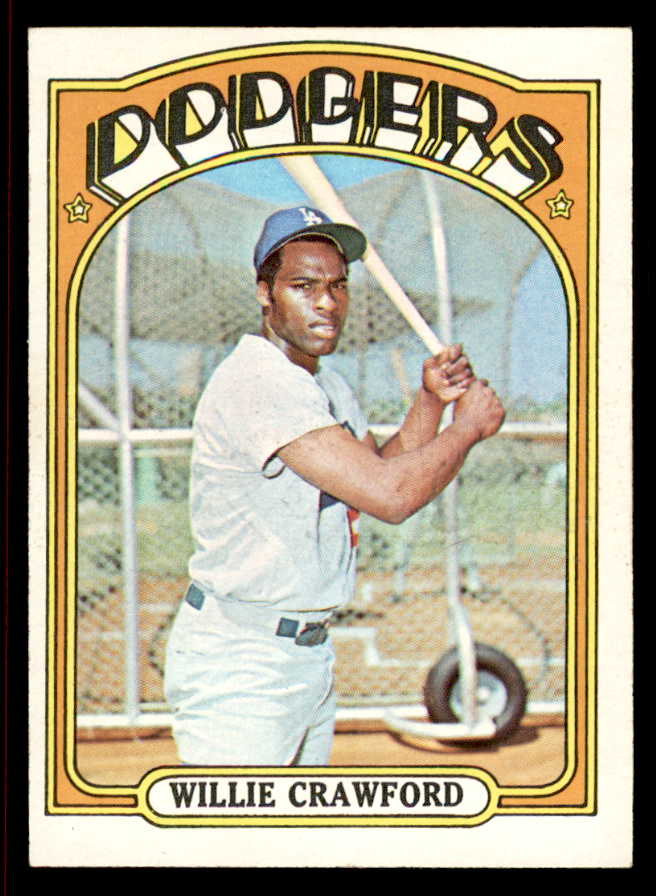 1972 Topps Baseball #669 Willie Crawford Dodgers EX-MT 543136