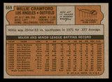 1972 Topps Baseball #669 Willie Crawford Dodgers EX-MT 543136
