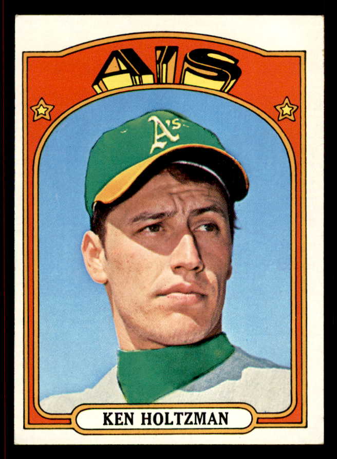 1972 Topps Baseball #670 Ken Holtzman A's EX-MT 543137