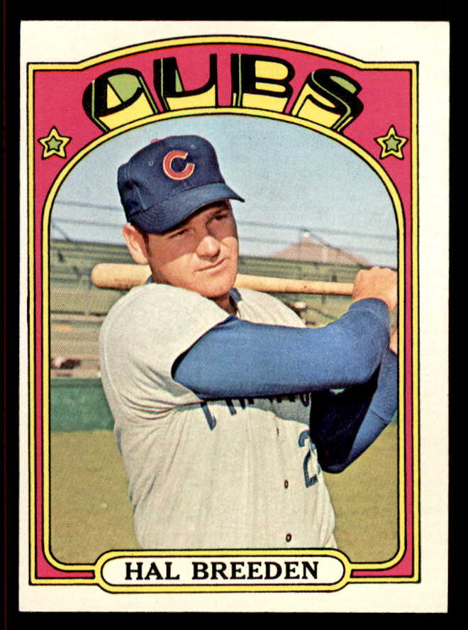 1972 Topps Baseball #684 Hal Breeden Cubs EX-MT 543138