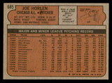 1972 Topps Baseball #685 Joe Horlen White Sox EX-MT 543139
