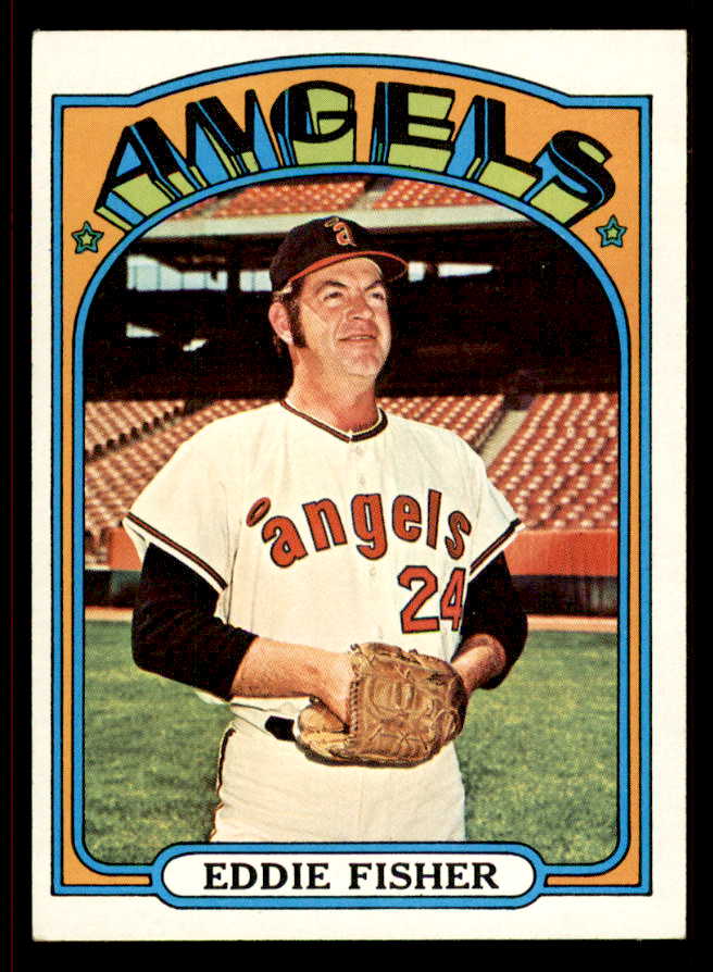 1972 Topps Baseball #689 Eddie Fisher Angels EX-MT 543141