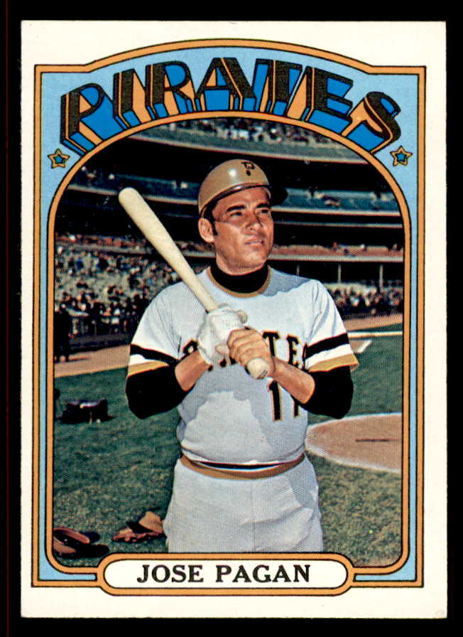 1972 Topps Baseball #701 Jose Pagan Pirates EX-MT 543142