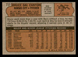 1972 Topps Baseball #717 Bruce Dal Canton Royals EX-MT 543144