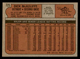 1972 Topps Baseball #725 Dick McAuliffe Tigers EX-MT 543146