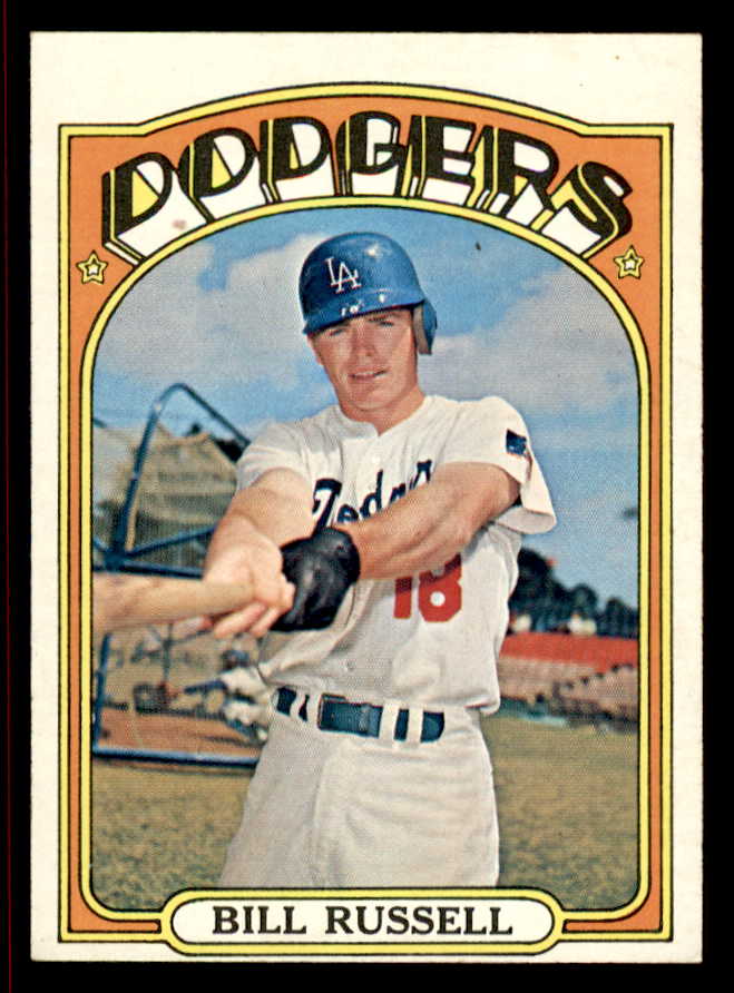 1972 Topps Baseball #736 Bill Russell Dodgers EX-MT 543147