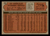 1972 Topps Baseball #785 Vic Davalillo Pirates EX-MT 543152