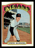 1972 Topps Baseball #658 Steve Dunning Indians VG-EX 543153