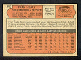 1972 Topps Baseball #663 Fran Healy Giants VG-EX 543156