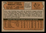 1972 Topps Baseball #678 Steve Luebber Twins VG-EX 543160