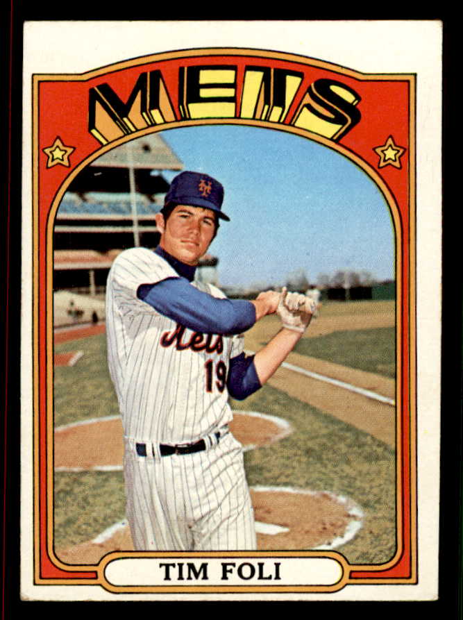 1972 Topps Baseball #707 Tim Foli Mets VG-EX 543165