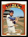 1972 Topps Baseball #707 Tim Foli Mets VG-EX 543165