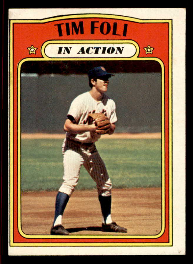 1972 Topps Baseball #708 Tim Foli IA Mets VG-EX 543166