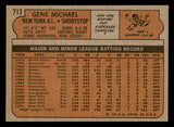 1972 Topps Baseball #713 Gene Michael Yankees VG-EX 543167