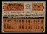 1972 Topps Baseball #728 Gail Hopkins Royals VG-EX 543171