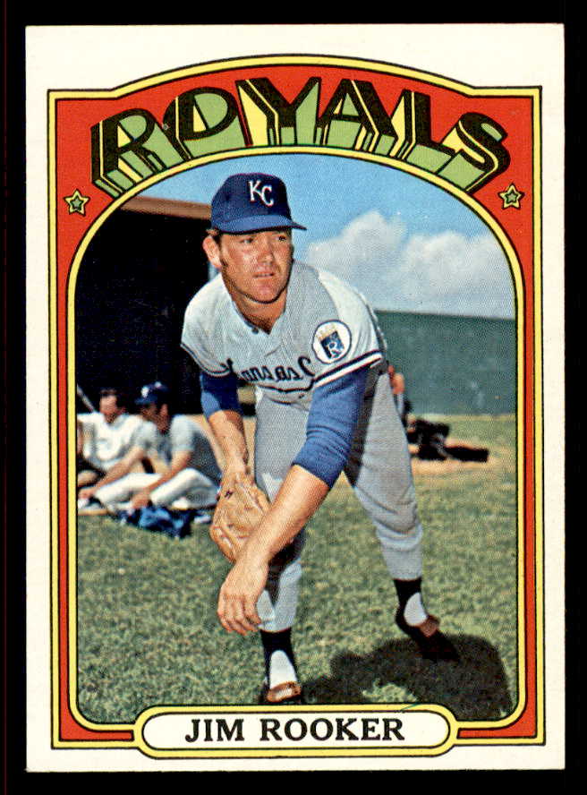 1972 Topps Baseball #742 Jim Rooker Royals VG-EX 543173
