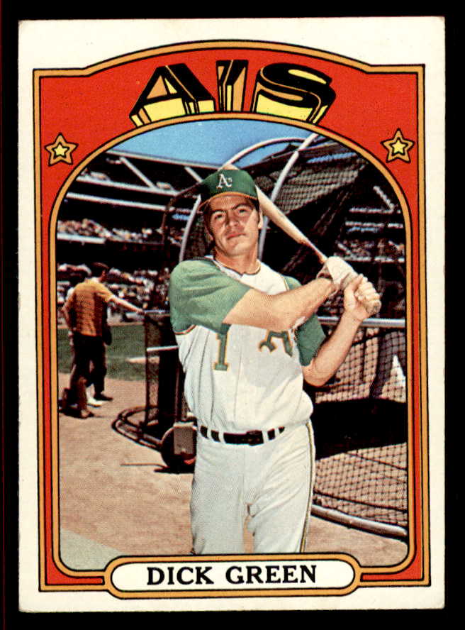1972 Topps Baseball #780 Dick Green A's VG-EX 543180